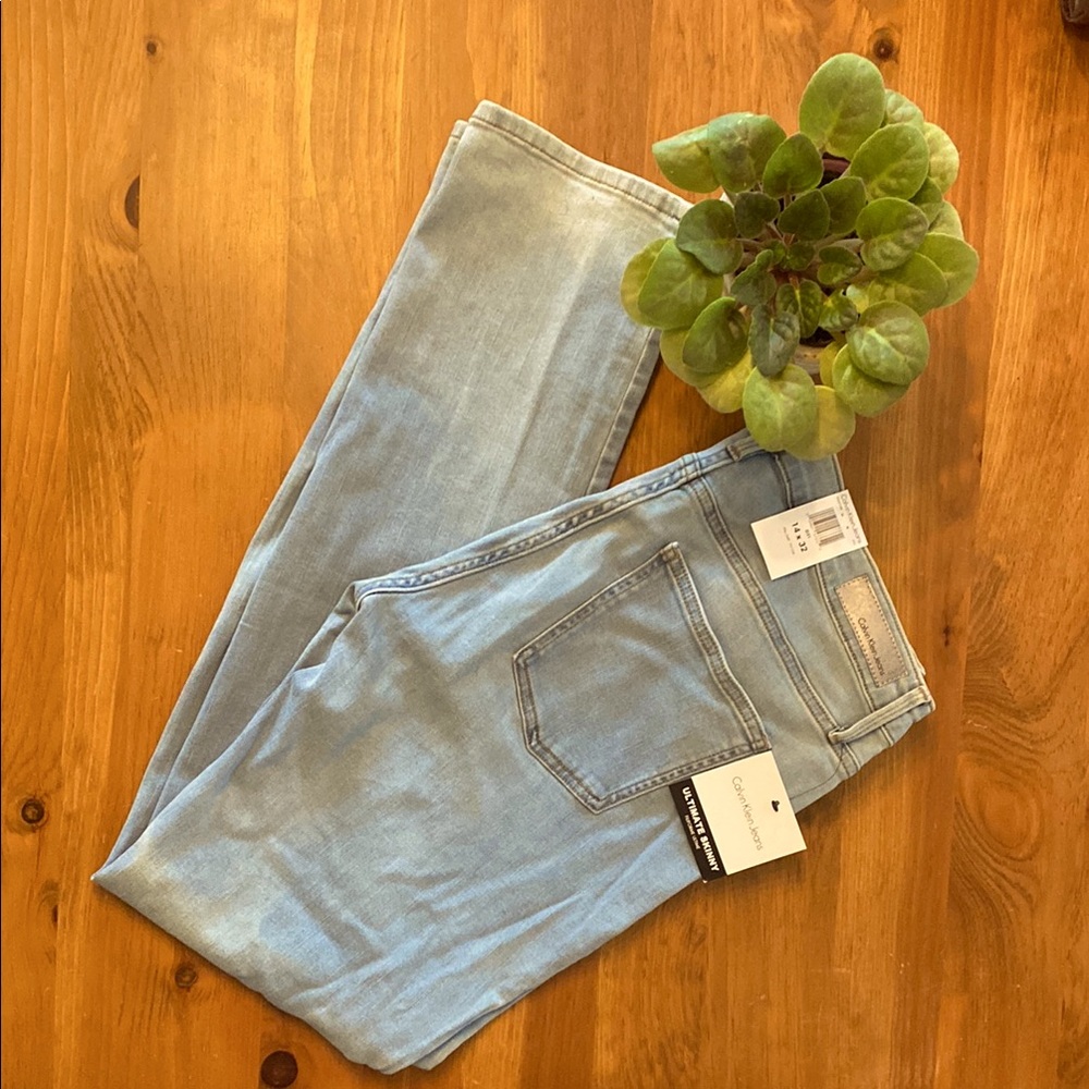 Light Blue Calvin Klein Women's Jeans